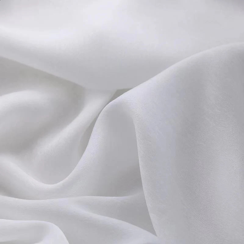 Soft White Voile Sheer Curtains For Living Room Window Solid Color Tulle Curtain For Bedroom Wedding Drapes Home Decor Customize 240730