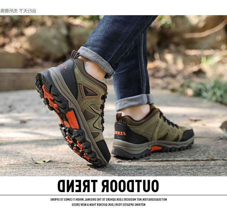 2024S Outdoor 2024 New Four Seasons Hiking Waterproof Non-Slip Low-Top Cross-Border Wholesale Mens Travel Shoes