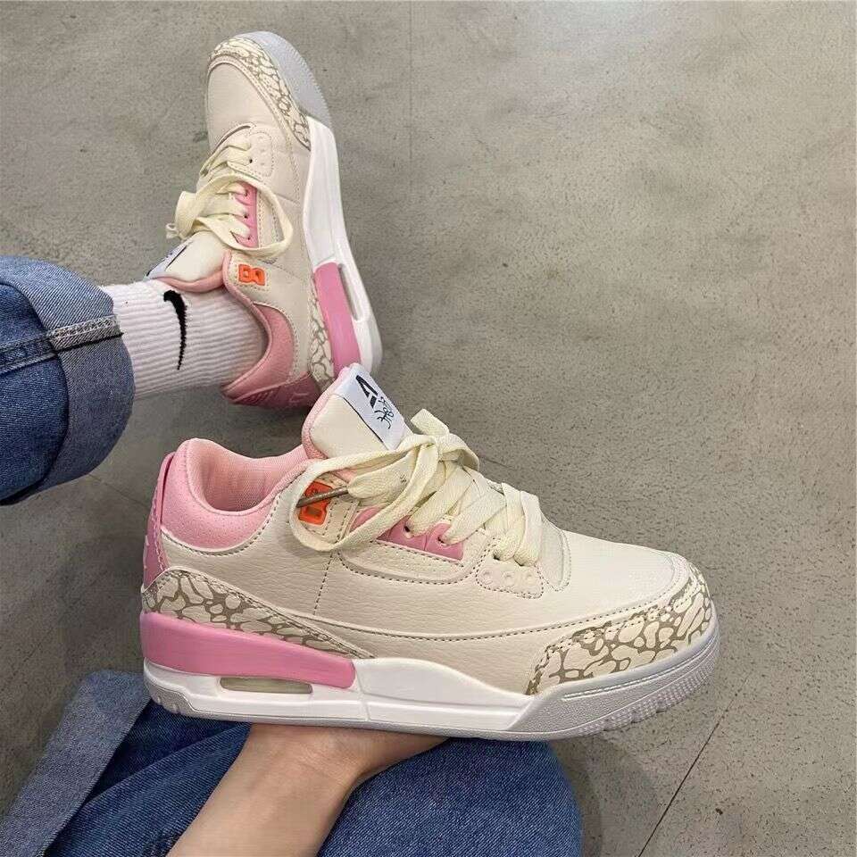 2024s Girl Pink Basketball Running Shoes