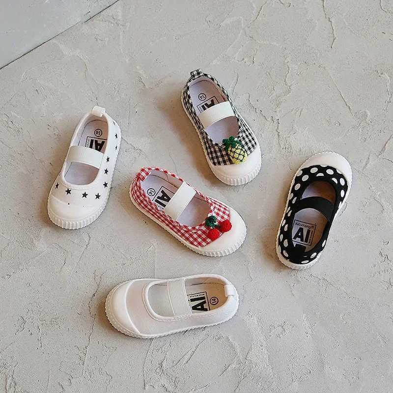 Gril Shoe Childrens Casual Shoes Cartoon Gril Sports Shoes 2023 Autumn New Daily Versatile Boys and Girls Canvas Shoes Cute Childrens Shoes Zapatillas