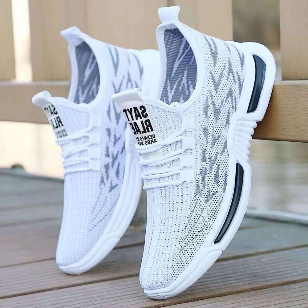 Men Ddmysports S Casual Breathable Mesh Versatile Running Flying Weaving Comfortable Trendy Shoes Free Shipping Outdoor hoes hipping