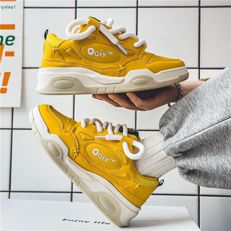 Thick bottom heightening hemp rope bread casual sports pops hundred board shoes design sense niche 232 size ss