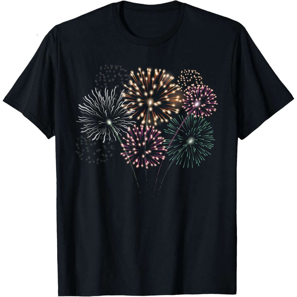 T shirt Mens 4th Of July Grand Finale Firework Show Tshirt Red White Blue T-Shirt shirts tshirt graphic tee Casual tops summer clothes Short sleeve Fr