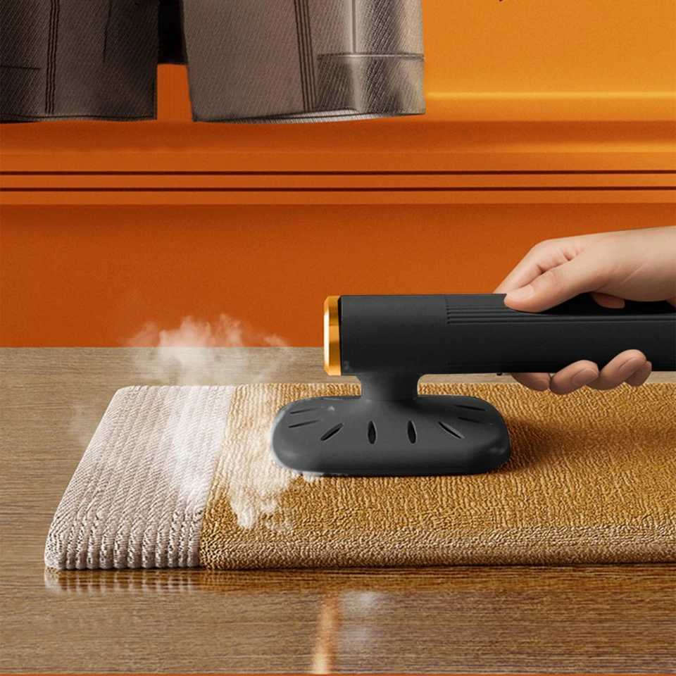 Upgrade portable mini ironing tool for clothing 180 rotating handheld steam ironing foldable travel clothing He Travel Y241101