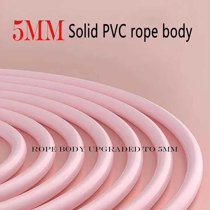 Whosa 2.8m Racing Jump Rope PVC Adult Weight Loss Portable Fitness Equipment Professional Childrens Sports Jump RopeW241101