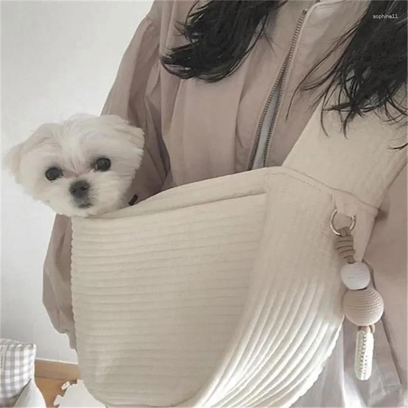Update Dog Carrier Handmade Bag Pet Kitten Outdoor Travel Handbag Canvas Single Shoulder Cat Sling Comfort Tote Breathable