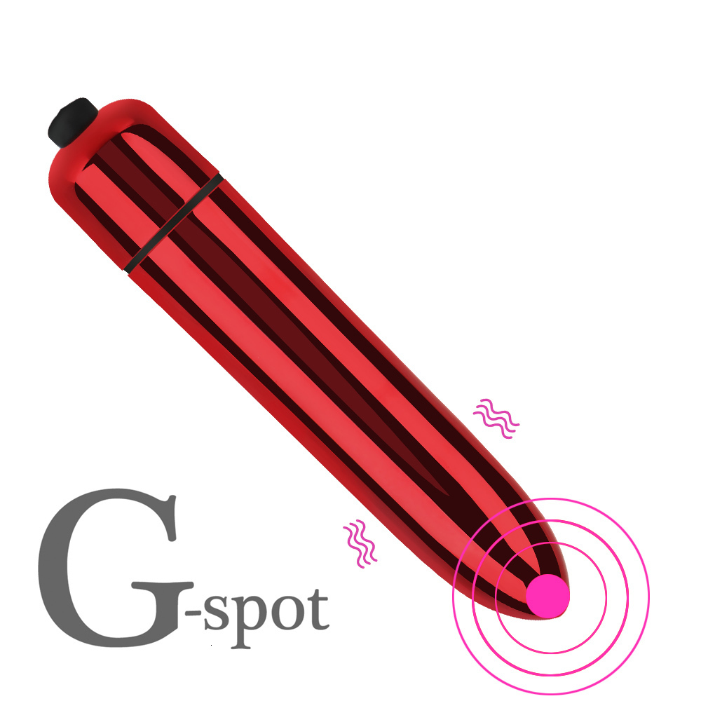 IKOKY Mini Bullet Vibrator G-spot Portable Climax Massager Clitoris Stimulator Sex Toys for Women AV Stick Sex Shop