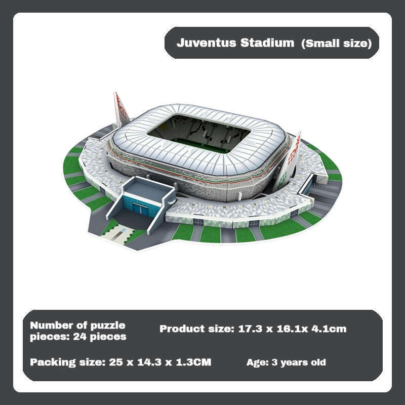 Small Size World Cup field model 3D Bricks Toy Puzzle Football Field Gift Building Toys