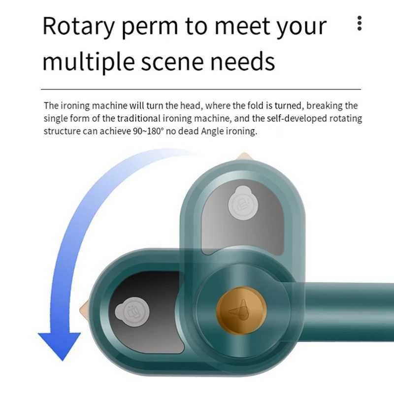 Mini portable iron handheld iron household iron handheld iron rotating folding iron EU plug Y241101