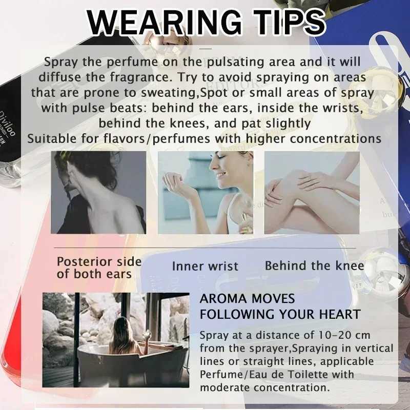 100ml Original Perfume Long-lasting Fragrance Body Spray Bergamot Lemon Satsuma Sandalwood Vanilla Flavour For Social PartiesXJ241101