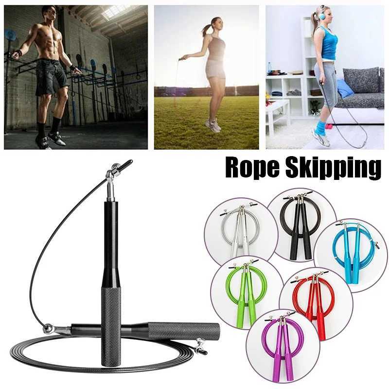 Crossfit Jump Rope Professional Speed Wire Jump Rope Fitness Training Equipment MMA Boxing Home ExerciseW241101