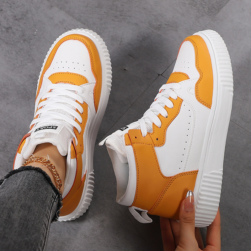 Shoes Women Fashionable Men Comfortable Casual Sports Shoes Lace Up Outdoor Flat Bottom Shoes