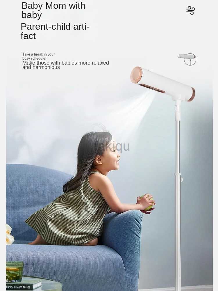 Hair Dryers New vertical hair dryer household anion high-power hair dryer lazy dormitory telescopic floor dryer 240401