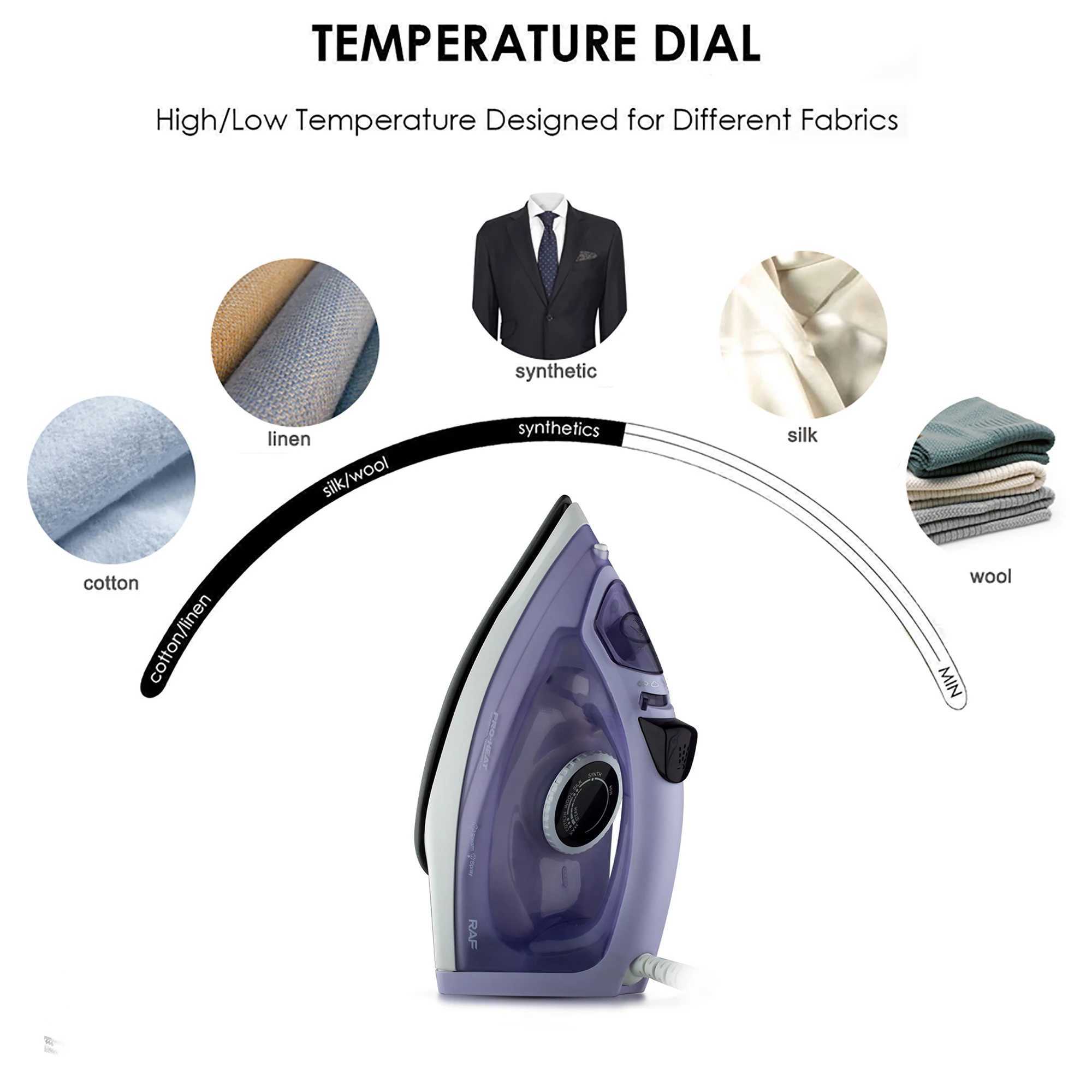 Electric Iron Portable Mini Clothing Steam Iron Clothing Iron Adjustable Ceramic Base Iron Y241101