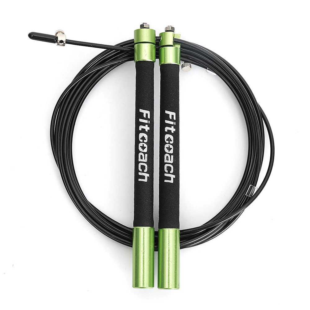 Speed Jump rope ball bearing metal hand sports slide stainless steel cab Crossfit accessory equipmentW241101