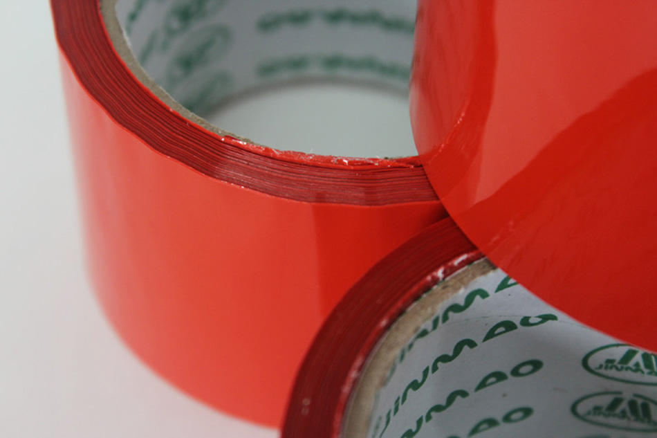 Factory direct red sealing tape large roll goods marking express sealing packing wholesale