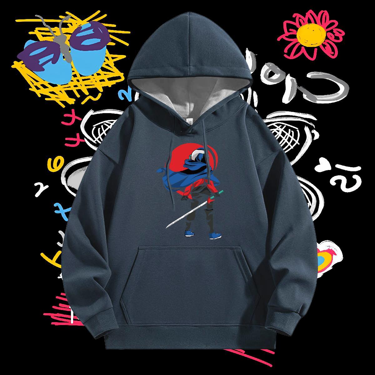 Designer Fashion Hoodie Men Long Sleeve Soft Loose Hoodie Pullover Custom Printed Clothes Hip Hop Thick Plush