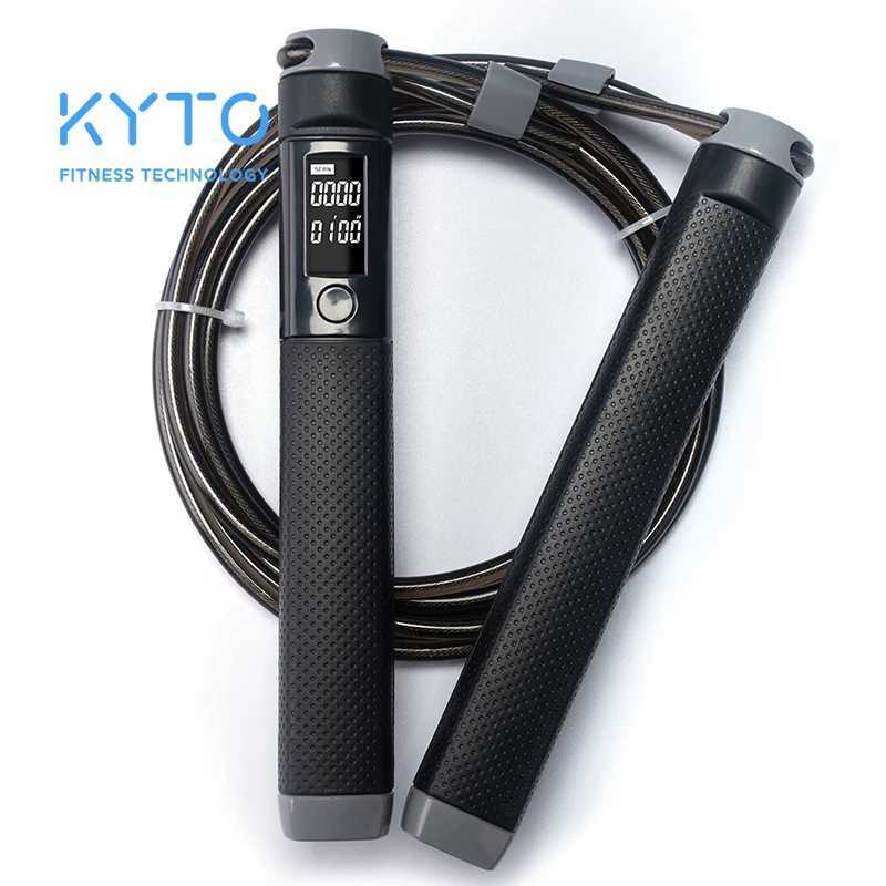 KYTO Jump Rope Digital Counter Used for Indoor/Outdoor Fitness Training Boxing Adjustment Calories Jump Rope TrainingW241101