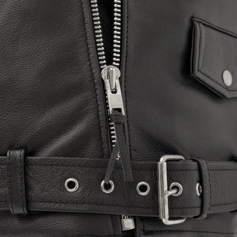 Mens leather jacket - Lambskin winter retro motorcycle jacket motorcycle riding and racing jacket motorcycle jacket 241031