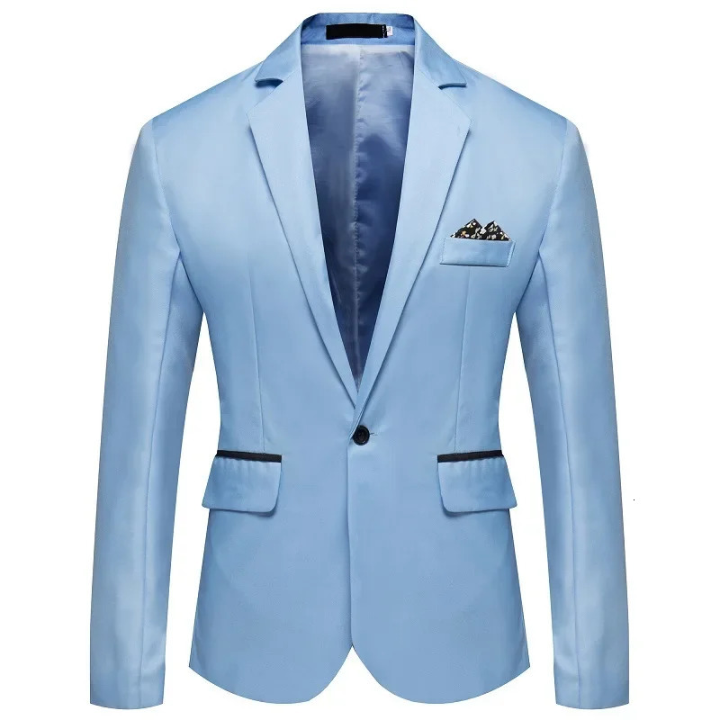 Autumn Mens Westernstyle Suit Singlebreasted Casual Crossborder Fashion Outdoor Wear Blazer 241024