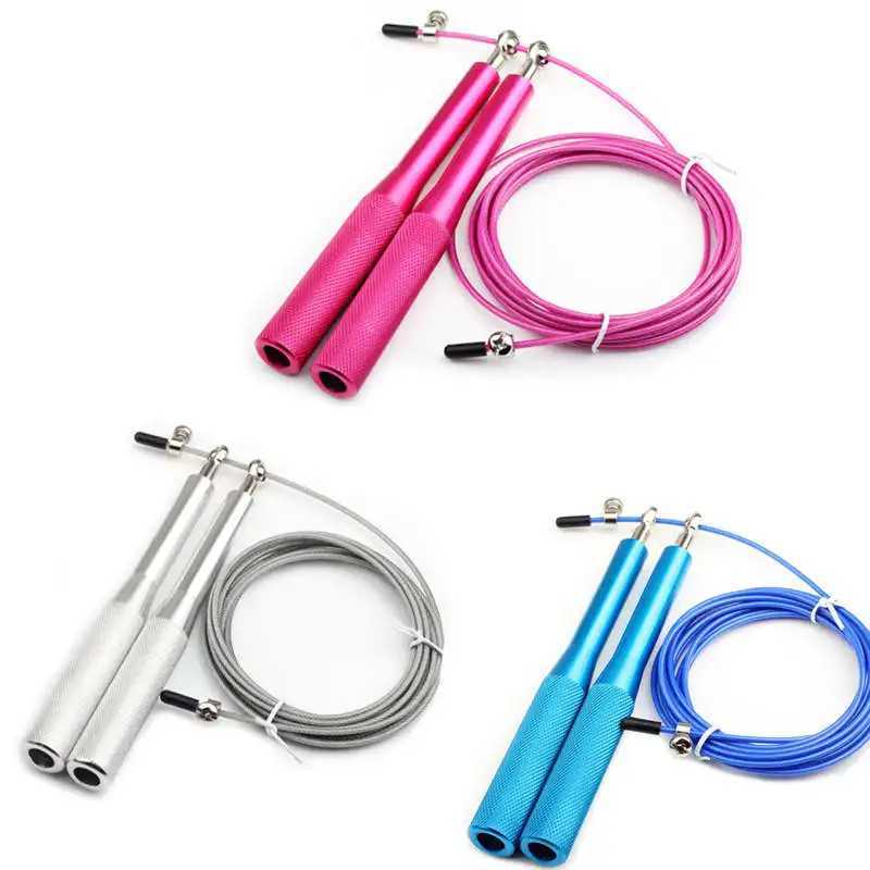 Speed Jump Rope Mens Childrens Sliding Rope Gym Exercise Equipment Steel Wire Bearings Adjustable Fitness MMA TrainingW241101