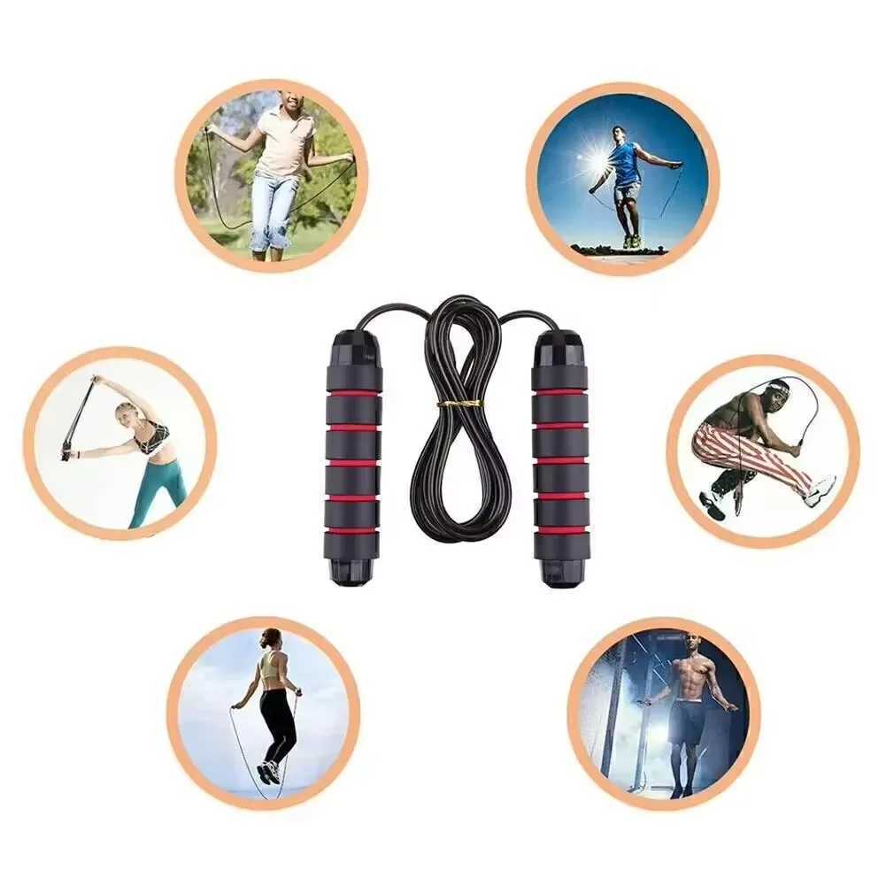 2.8/3-meter jump rope Crossfit Portab fitness equipment aerobic fast wire jump rope boxing yogaW241101