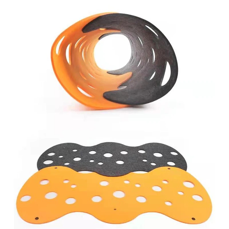 Cat Tunnel Felt Mat Collapsible Cats Tube Toys Cave Nest DIY Combination Play Tunnels Pet Interactive Toy