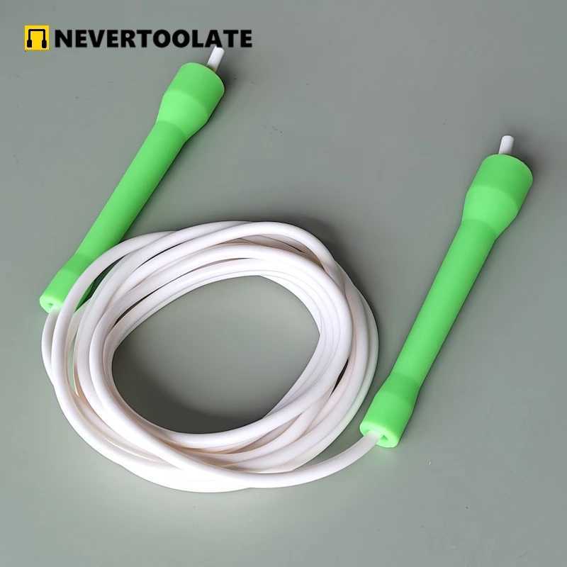 10.5ft 3.2m hand rope strength cc 5.3mm PVC rope core wire 105G jump rope suitable for 80A hard jump ropeW241101