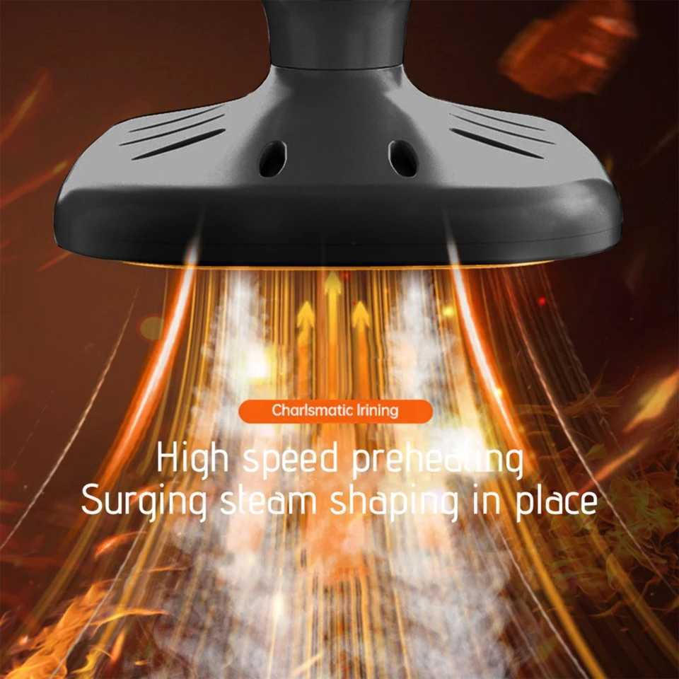 Upgrade portable mini ironing tool for clothing 180 rotating handheld steam ironing foldable travel clothing He Travel Y241101