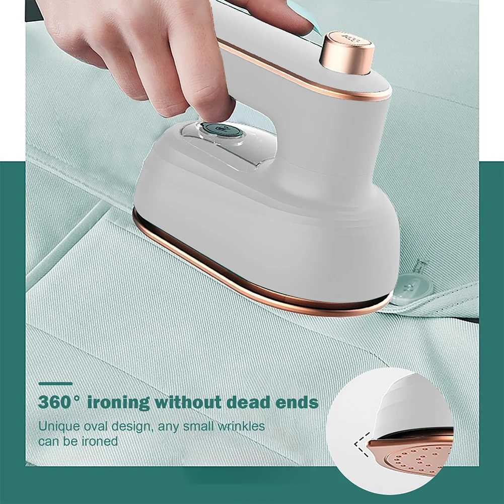 British plug handheld steam iron 360 degree rotation handheld iron wet dry use mini clothing steam engine for business travel Y241101