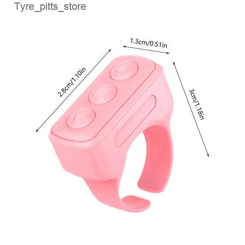 Smart Remote Control Remote Control Scrolling Finger Wireless Blue tooth Remote Control Scrolling Ring Video Record Controller For Tiktoks Selfie L240