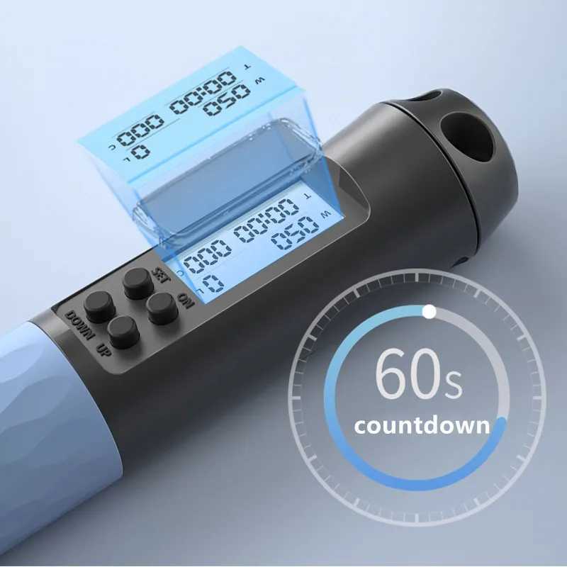 Weight loss skipping rope intelligent counting skipping rope steel wire skipping rope for gym exercise portable fitness equipmentW241101