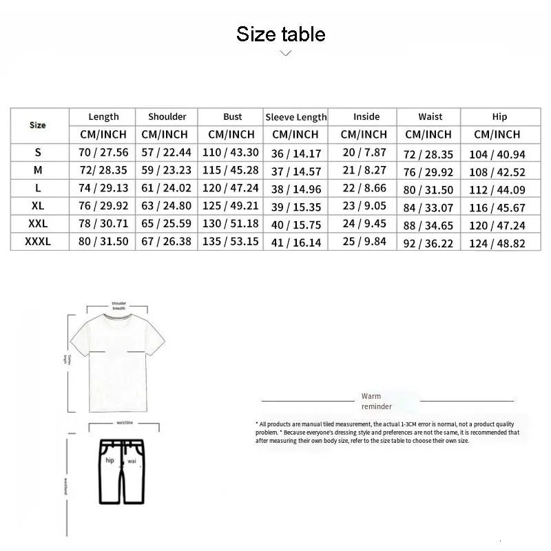 2024 Summer Mens Set Casual Fashion 3D Plaid Clothing Loose Plus Size Vneck Tshirt Shorts 2piece 241031