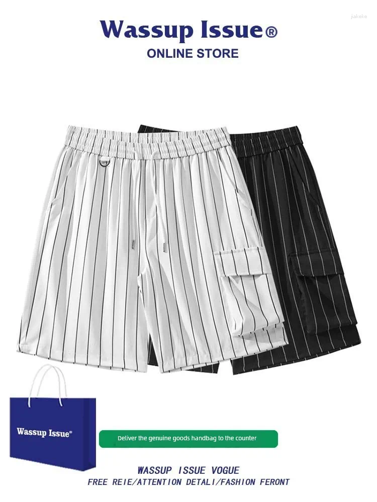 Men's Casual Shirts WASSUP ISSUE Breathable Striped Shirt