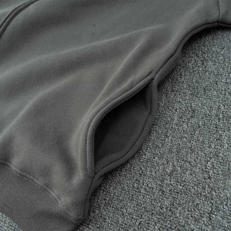 Ultra thin Season 6 Mens Hoodie Womens High Quality Casual Pocket Zipper Solid Coat X241031