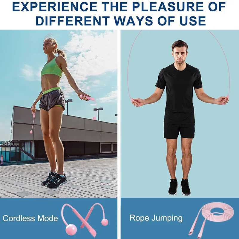 Dual purpose skipping rope for home use rope sports skipping rope lightweight fitness weight loss exerciseW241101