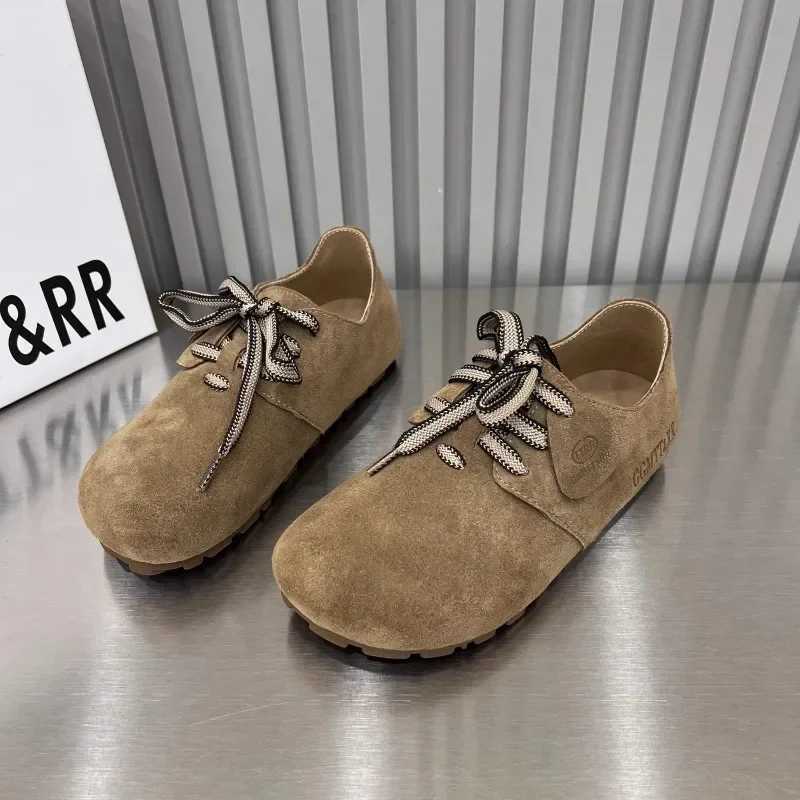 Women's Retro Lace-up Flats Comfort Soft Casual Shoes for Spring/Autumn 2024 4