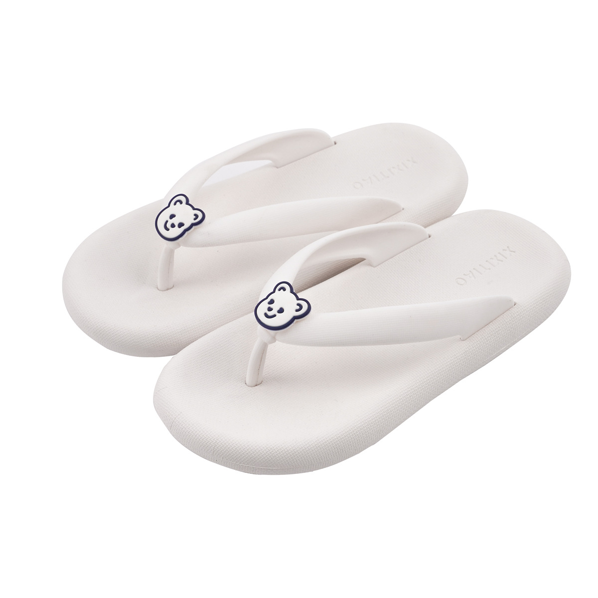 Cute Little Bear girl flip-flops for women summer wear 2024 new non-slip soft-soled sandals