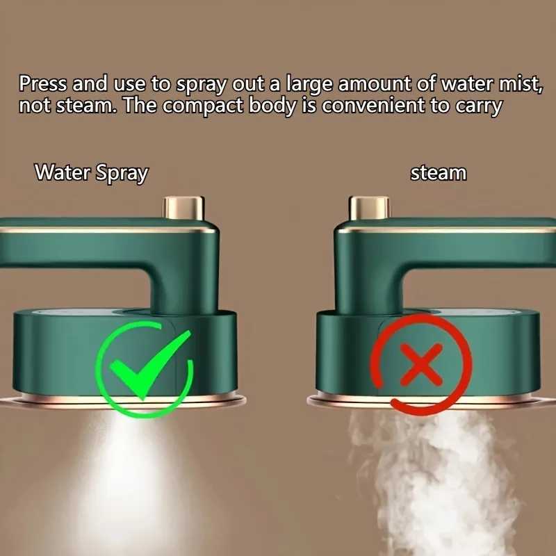 100V-230V Mini Steam Iron Travel Portable Clothing Steam Engine Professional He Hot Pressing Dry and Wet Clothes Ironing 2024 Y241101