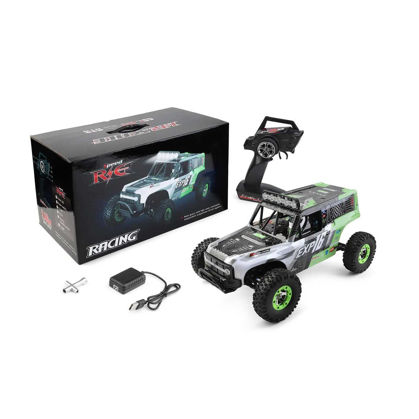 WLtoys 124006 2.4G RC car 4WD 40kmh electric high-speed drift remote control drift toy X241101