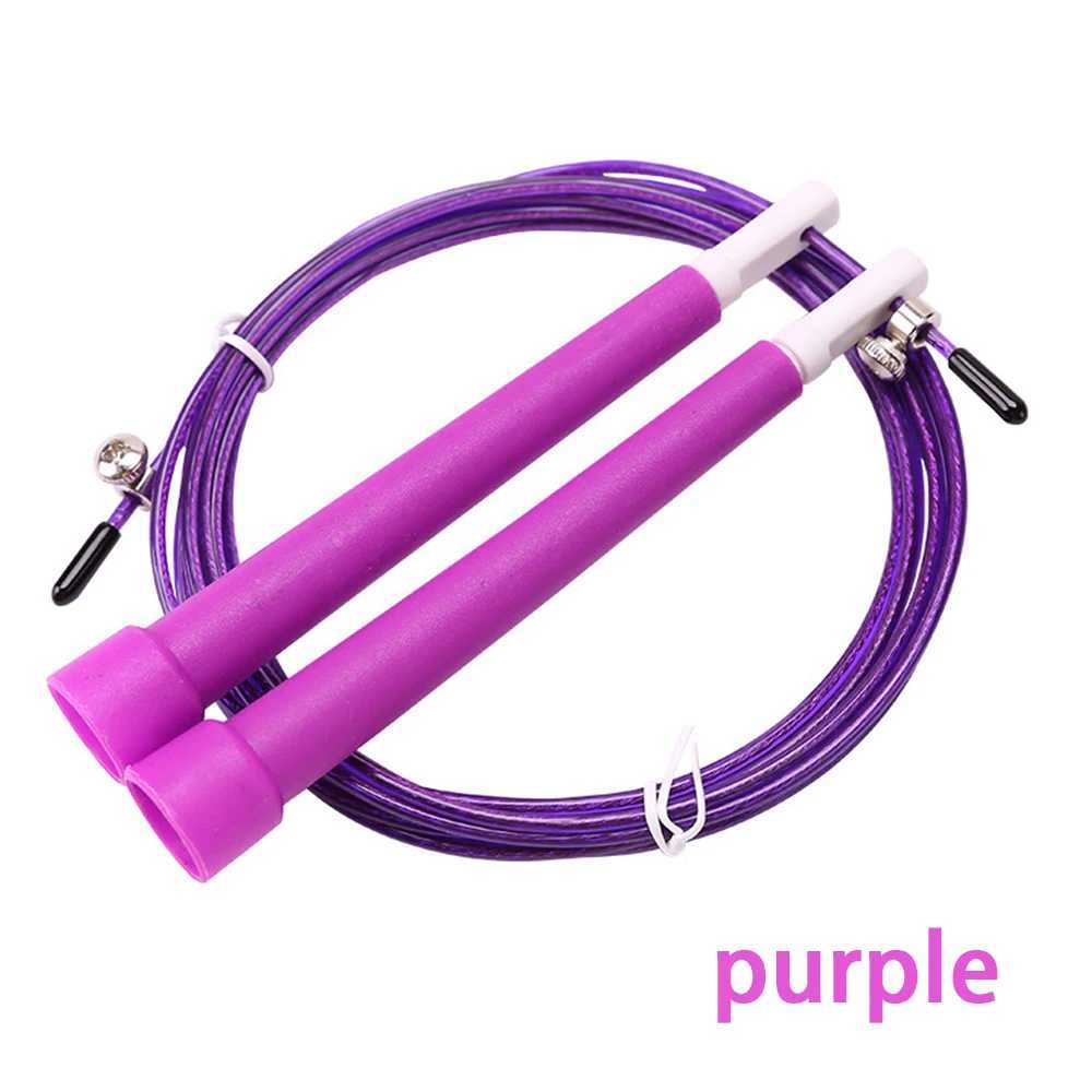 High speed metal jump rope Fitn jump rope universal steel wire rope bearing racing car weight adjustableW241101