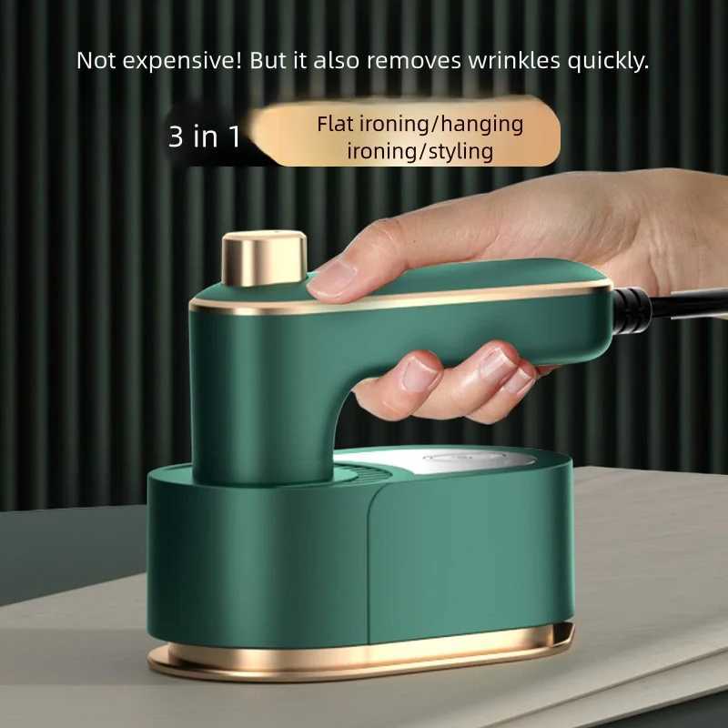 Portable handheld steam iron mini travel fabric iron clothes hanger wrinkle removal lightweight steam engine Y241101