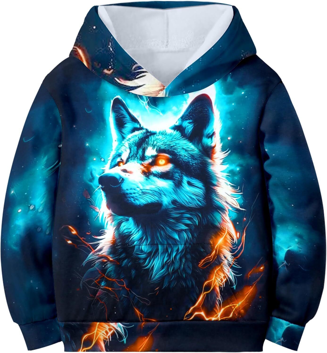 Hoodie for Mens Hoodies 3D Print Graphic Pullover Hooded Sweatshirt with Kangaroo Pocket Graphic Hoodies sweatshirt Pullover Long Sleeve