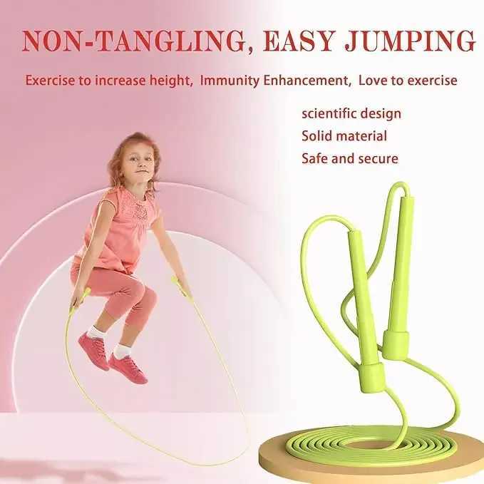 Whosa 2.8m Racing Jump Rope PVC Adult Weight Loss Portable Fitness Equipment Professional Childrens Sports Jump RopeW241101