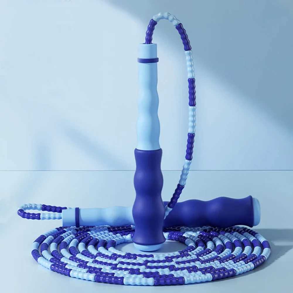 Adjust the flexible PVC bamboo joint sports equipment to reduce the weight of childrens skipping rope making it less likely to knot skipping ropeW2411