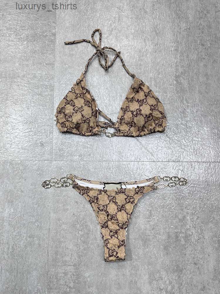 famous Designer Swimsuit women Vintage thong micro cover up womens Bikini Sets Swimwear Printed Bathing Suits Summer Beach Wear Swimming Suit