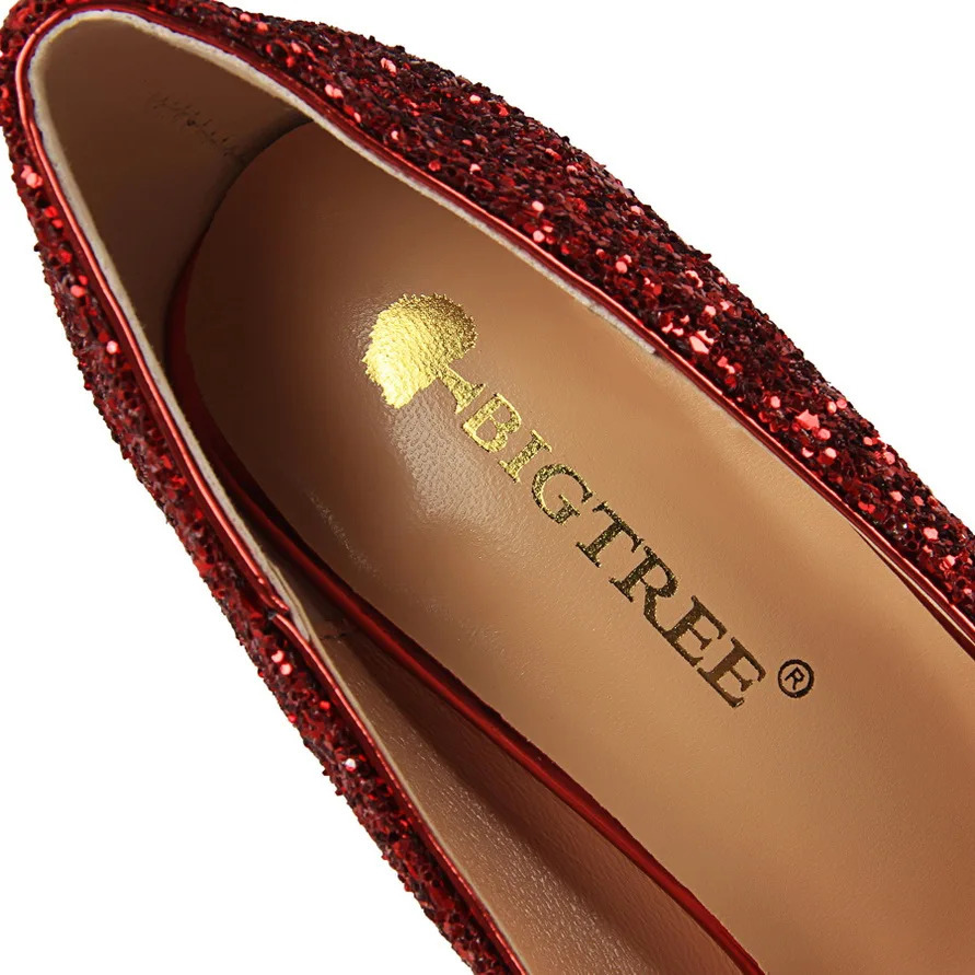 Women 10cm High Heels Fetish Pumps Lady Glitter Metal Carving Wedding Bridal Heels Bling Party Scarpins Shoes 241031