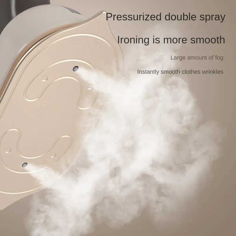 Portable 2-in-1 mini iron handheld steam iron suitable for business dry and humid can remove fabric wrinkles. Y241101