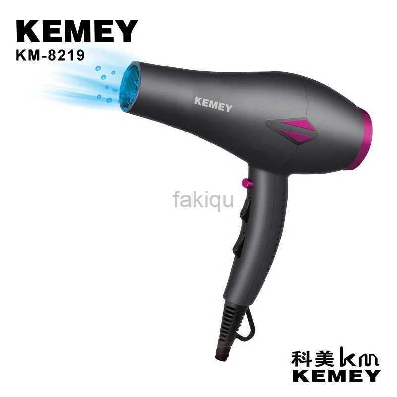 Hair Dryers New Hair Dryer 3500W Powerful Electric Blow Dryers KEMEY KM-8219 Air Hairdryer Modeling Barber Salon Tools Hair Dryers Sets 240401