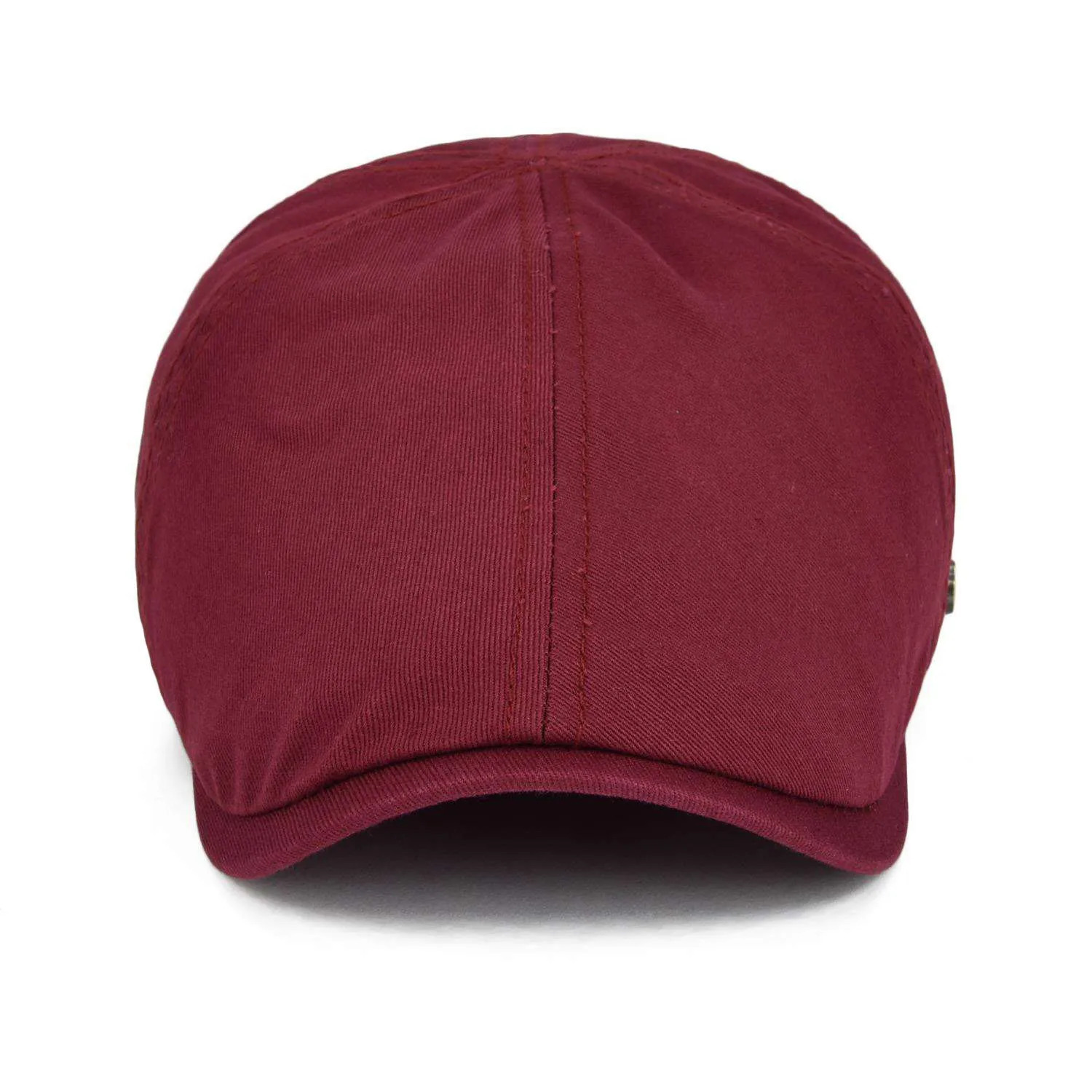 VOBOOM Red Summer Cotton Flat Cap Ivy Caps Men Women Burgundy sboy Cabbie Driver Solid Color Casual Camouflage Beret 063 241031